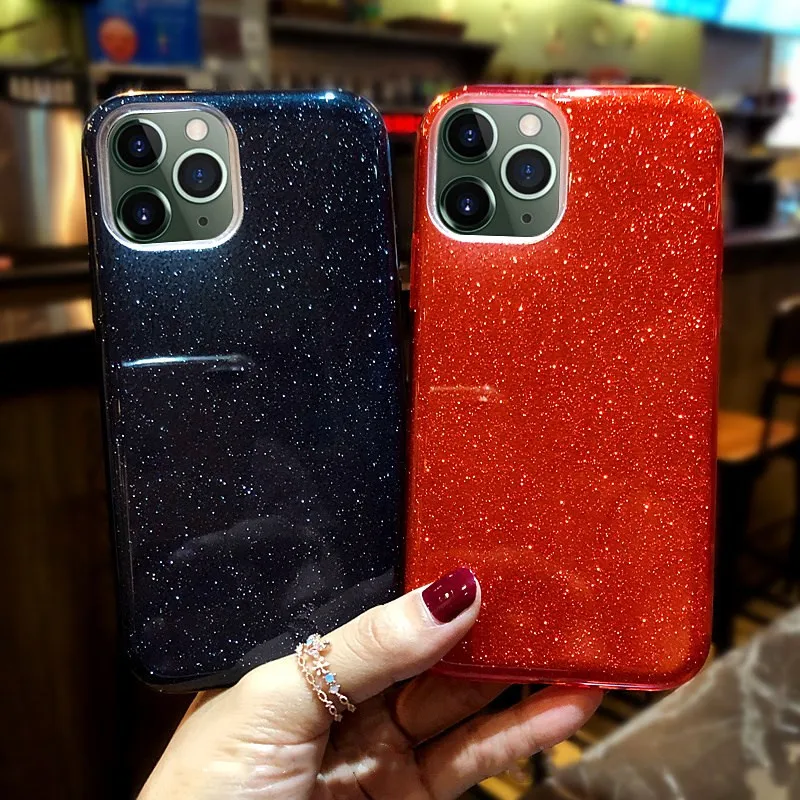 Роскошный блестящий Блестящий противоударный чехол для iPhone Xs Max силиконовый iphone