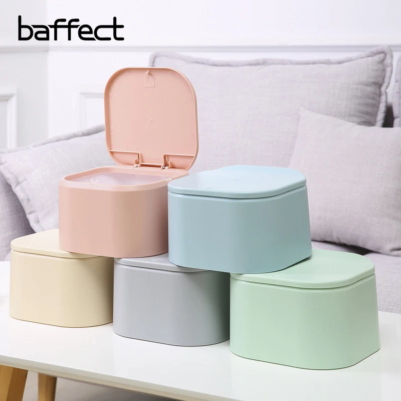 Маленькая мини-корзина для мусора пластиковая корзина настольное хранилище