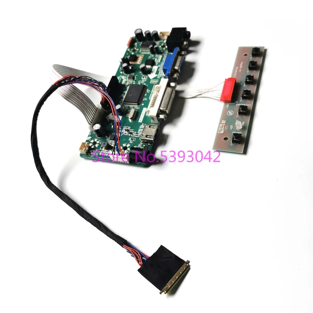 Подходит для N173FGE L12/L13/L21/L23/L63/LA3 WLED 1600*900 VGA HDMI DVI LVDS 40Pin 17 3 &quotЖК дисплей панель М. NT68676