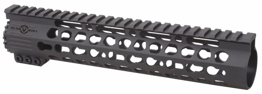 Тактический ультра тонкий KeyMod 7 10 12 15 17 дюймов поплавок Пикатинни Handguard Крепление подходит. 223/5,56 AR15 M4 M16