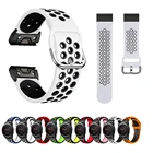 Силиконовый ремешок для наручных часов Garmin Fenix 5 6 5X 6X Forerunner 935 945, быстросъемный ремешок для Garmin Fenix 3 3HR 5X 5 Plus 6 Pro