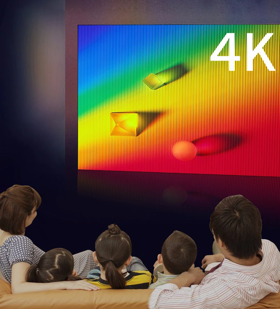 Smartldea New 4K 3D V7 projector android wifi bluetooth proyector portable home smart beamer Build in speaker with Zoom HDMI USB