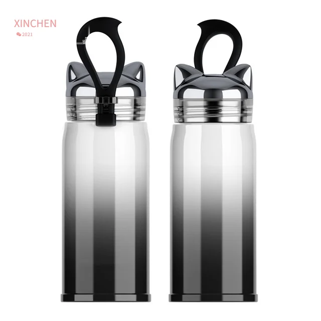 

Thermos Cat Ear Shape Thermos Flask304 Stainless Steel Vacuum Flask Thermos Bottle Thermosfles Steel Water Bottle Thermocu