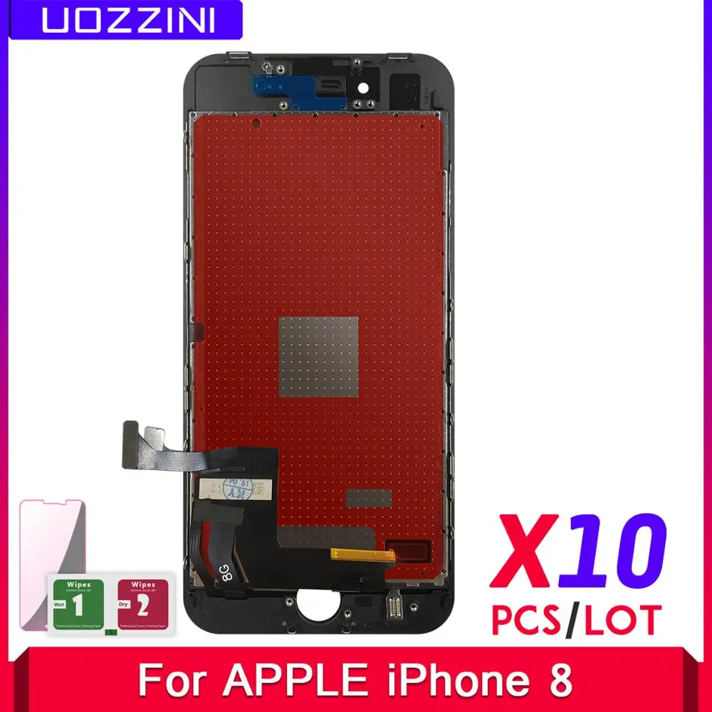 10 шт. 4 7 &quotЖК дисплей для iPhone 8 новые 1:1 Отлично супер TFT ЖК с сенсорным экраном
