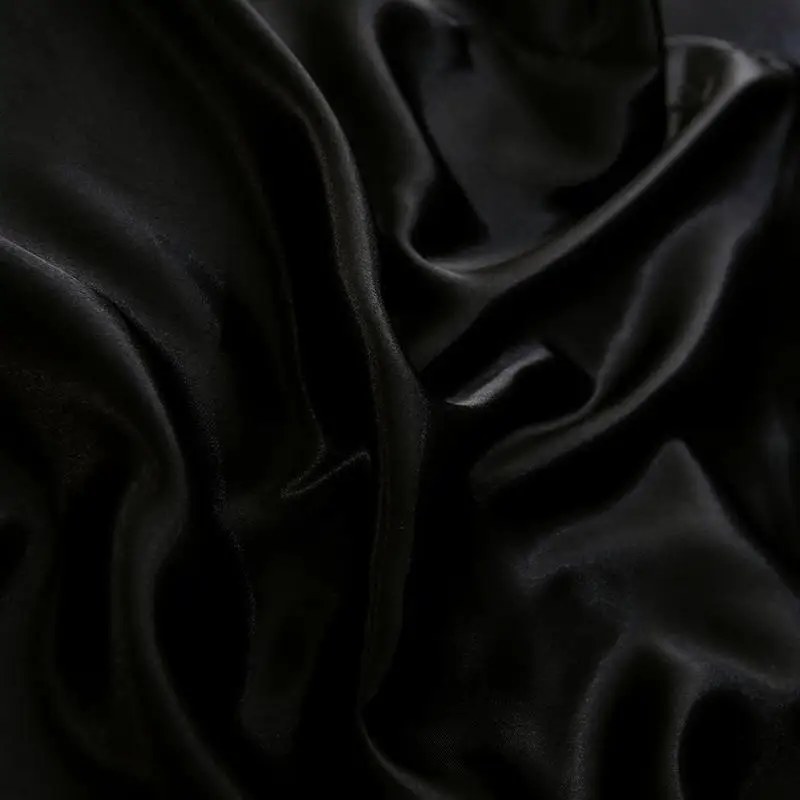 Черные комплекты постельного белья Королевский двойной размер PLA холодное