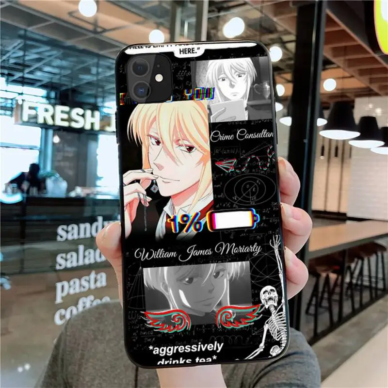 Чехол для телефона с аниме Moriarty the Patriot iphone 12 11 Pro Max Mini XS 8 7 6 6S Plus X 5S SE 2020 XR | Мобильные