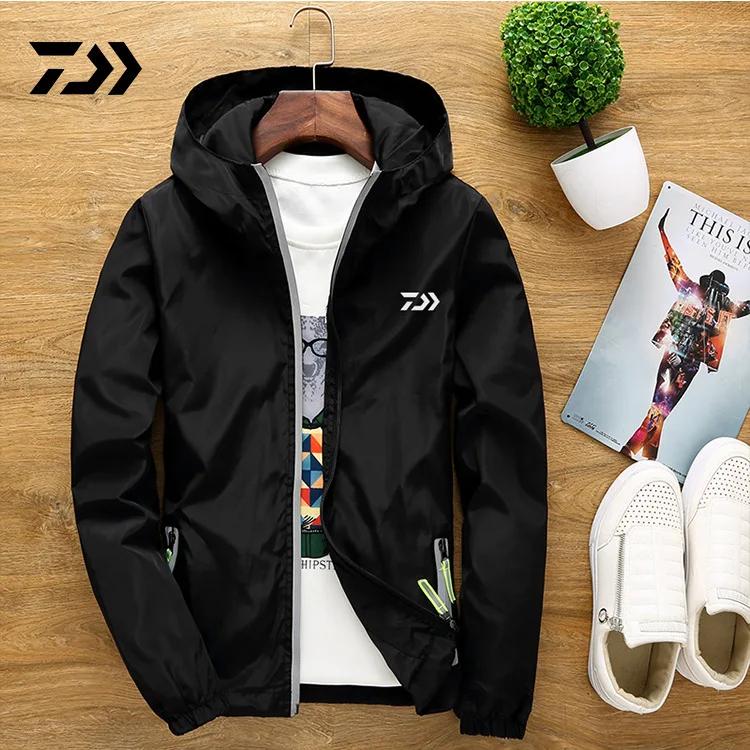 Fishing Clothes Waterproof Breathable Jacket Thin Hooded 2020 Summer Outdoor Long Sleeved Sunscreen Clothing Male | Спорт и