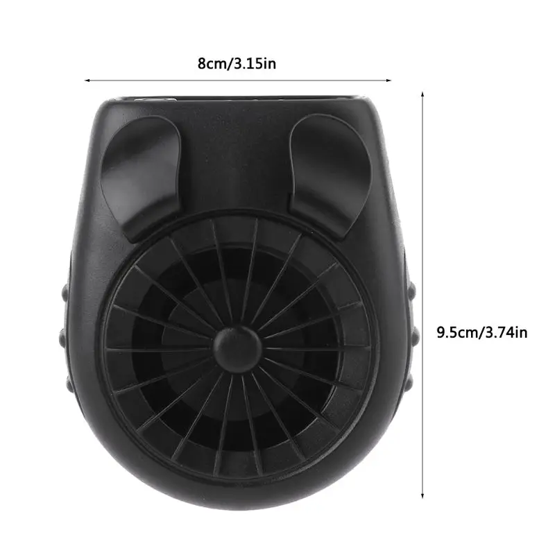 

Portable Handsfree Cooling Fan Mini Clip Waist Fan USB Rechargeable Air Cooler