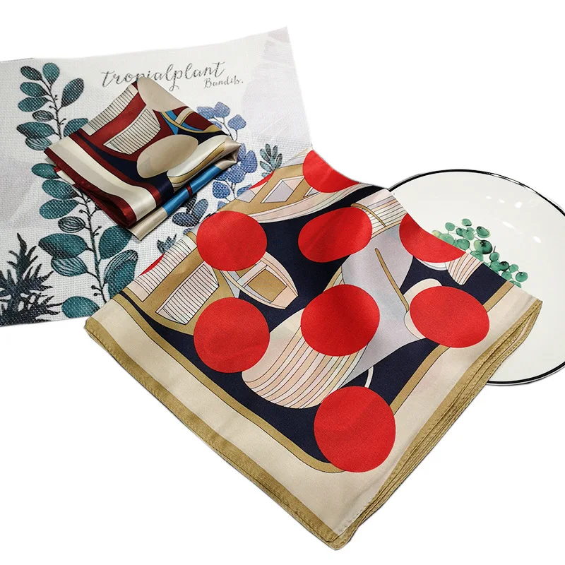 

Mulberry Scarf SUNSCREEN silk scarves shawls wraps decorative for heair bags bufanda seda mujer cabello bolsa echarpe ete soie