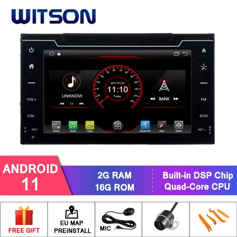 Автомобильная Мультимедийная система WITSON Android 11 аудиосистема с gps для TOYOTA COROLLA/AURIS