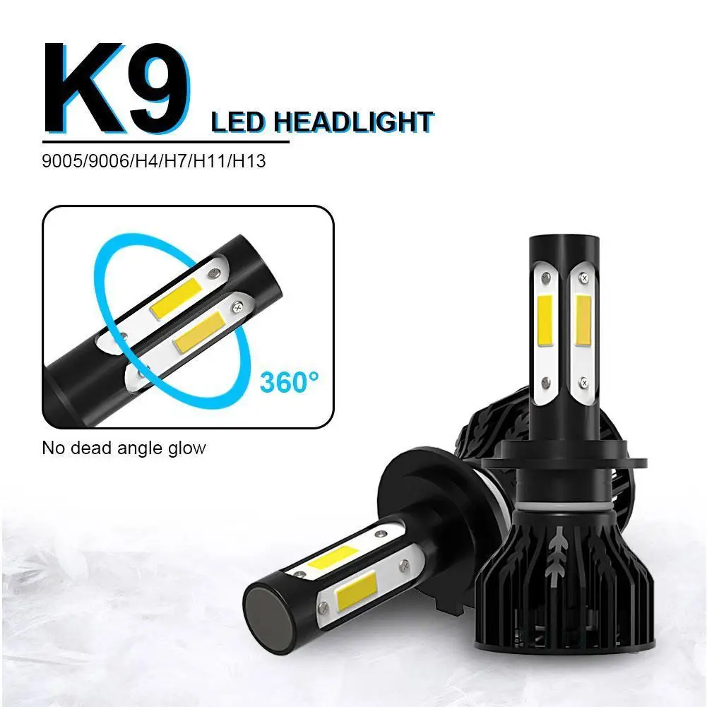 

2 шт. Светодиодные Автомобильные фары H7H11 3000k/6000k/8000k, Автомобильные противотуманные фары 12 В 24 В, Автомобильные светодиодные лампы Haedlight + Ближ...