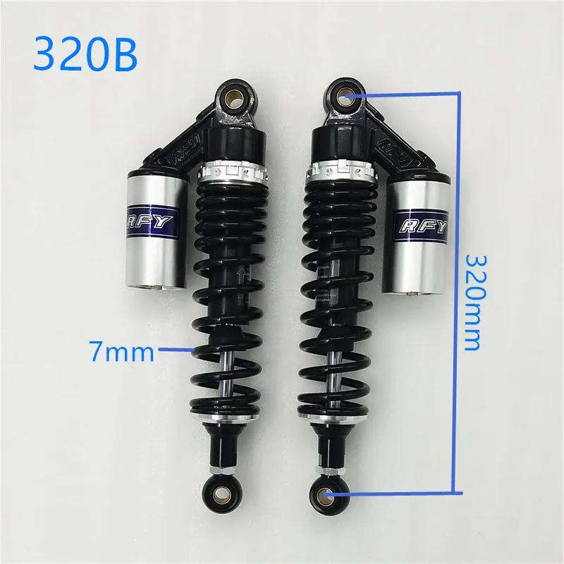 Универсальный пружинный мотоциклетный амортизатор 7 мм 320 мм/330 мм/340 мм/350 мм/360 для