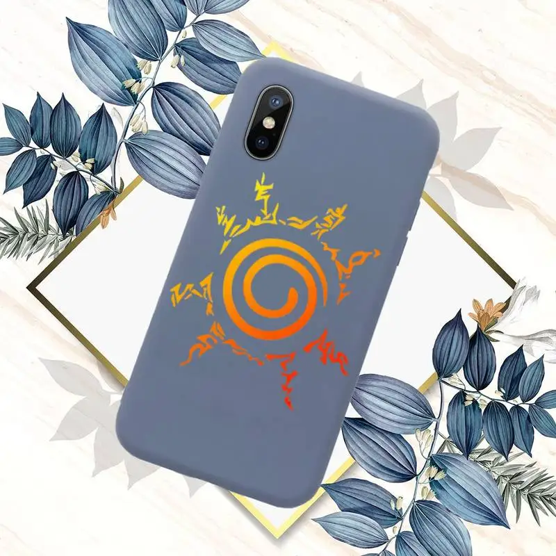 

Anime Naruto Phone Case Candy Color for iPhone 11 12 mini pro XS MAX 8 7 6 6S Plus X SE 2020 XR