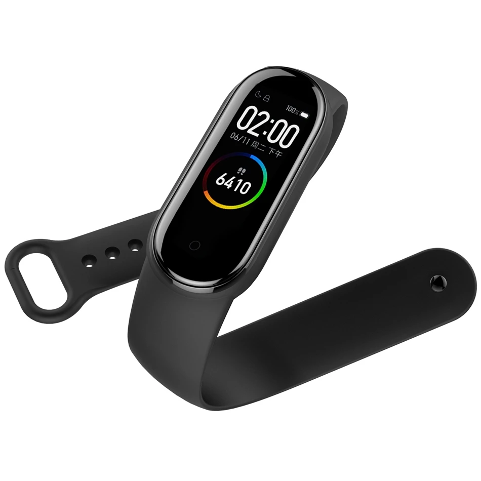 Фото Ремешок силиконовый для Xiaomi Miband 5 Miband5 NFC, аксессуары для смарт-браслета Mi Band 5, защита для Mi5 №4
