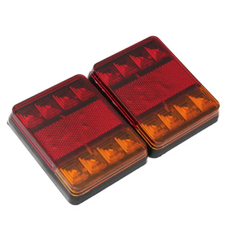 Светодиодные задние фонари с 2 лампами задний тормозной Стоп сигнал индикатор