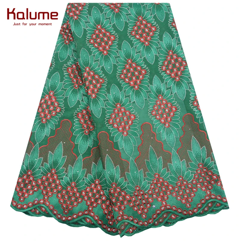 Kalume Новое поступление африканская кружевная ткань новейшая нигерийская