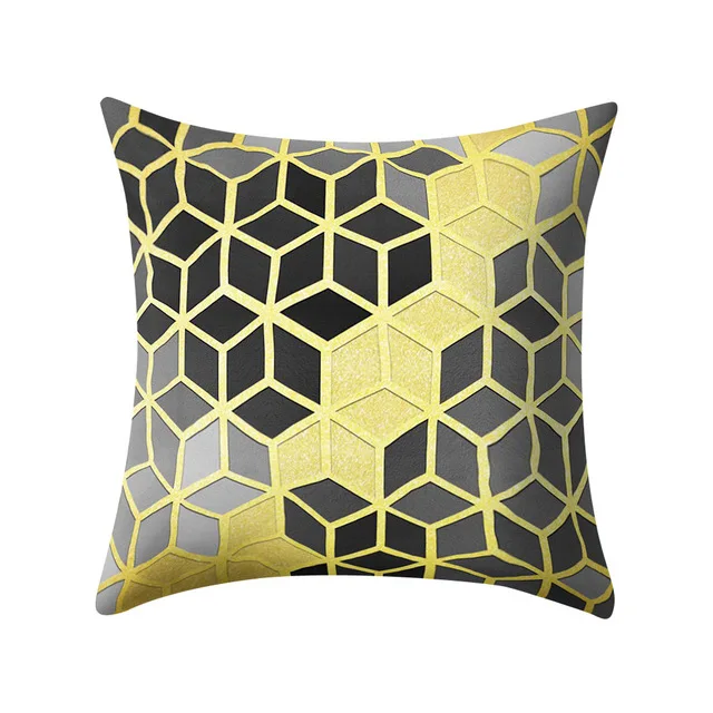 

Rose Black Gold Square Cushion Cover Home Decoration Peach Skin 45x45cm Coffee Shop Cushion Cover Car Decoration Cushion Cover