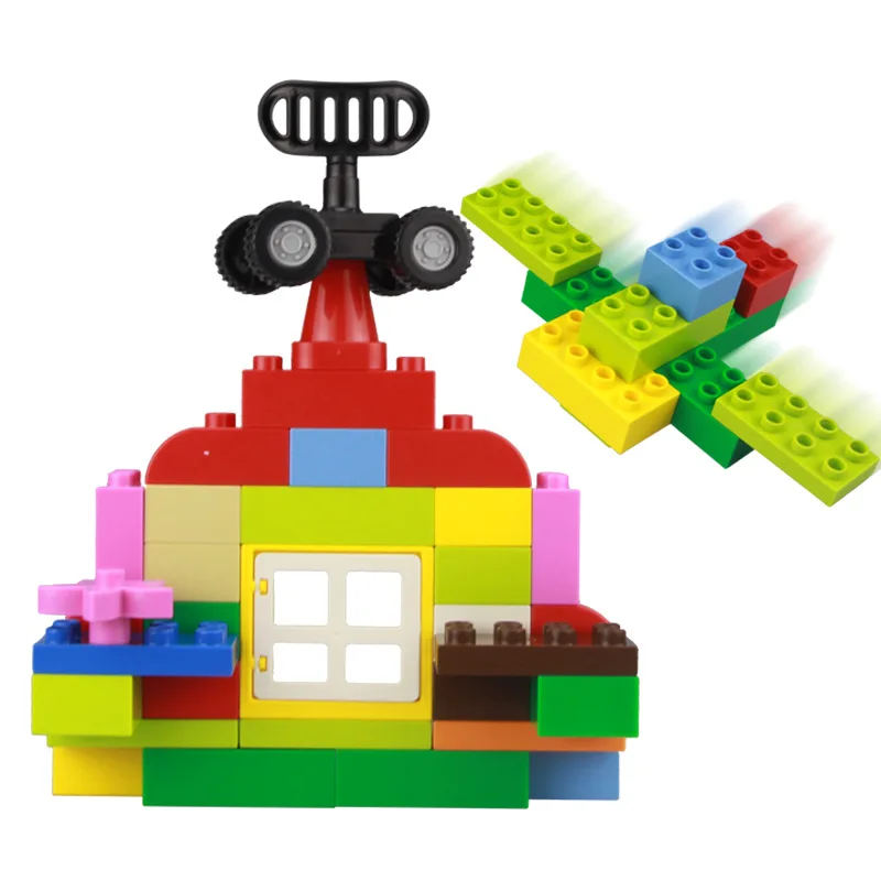 

Children's educational toys big granule DIY assembly block foundation creative set