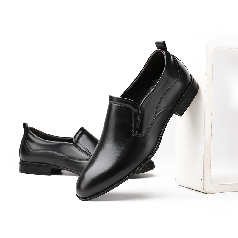 2019 г. Новые мужские лоферы размер 36-48 кожаные туфли без застежки Роскошные