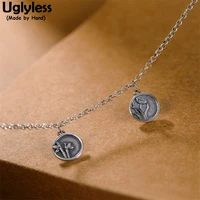 uglyless 4 gentlemen in plants plum orchid bamboo chrysanthemum china culture gift jewelry for women 925 silver medals bracelets