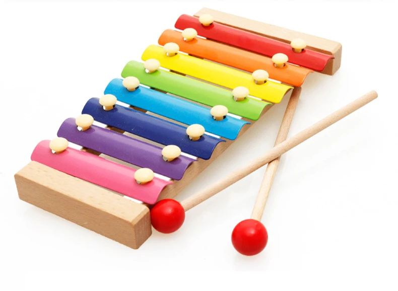 Деревянный Октав стук пианино ребенок деревянный ксилофон раннее образование
