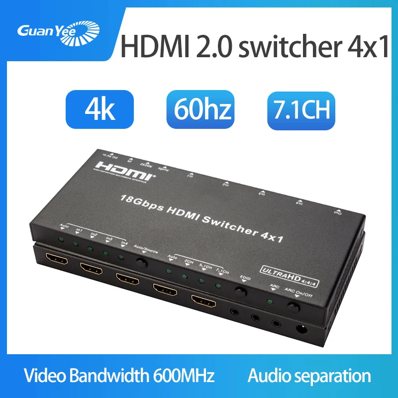Коммутатор Hdmi 2 0 волоконно оптический цифровой аудио сплиттер 4K hdmi ARC|Кабели HDMI| |
