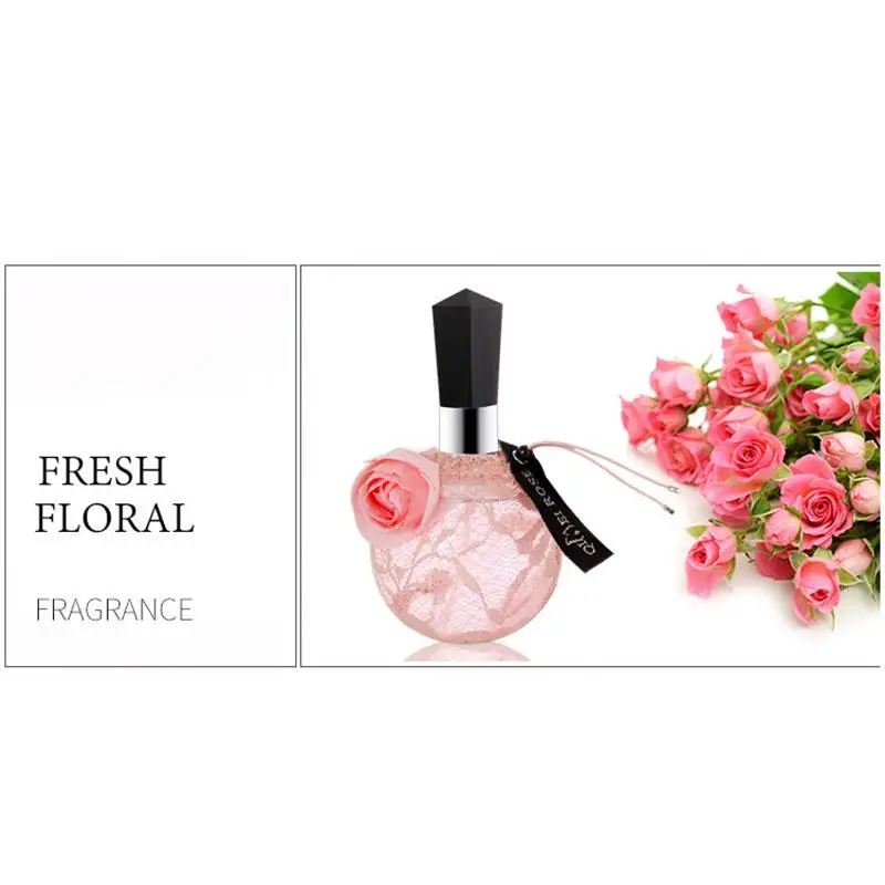 

New Beautiful Black Rose Perfume Woman Perfume100ml Lasting Floral Instant Fresh French Flavor alunite crystal alunite crystal