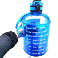 gallon sports water bottles 3 78l gym large capacity plastic bottle outdoor motivational with time marker portable fitness jugs