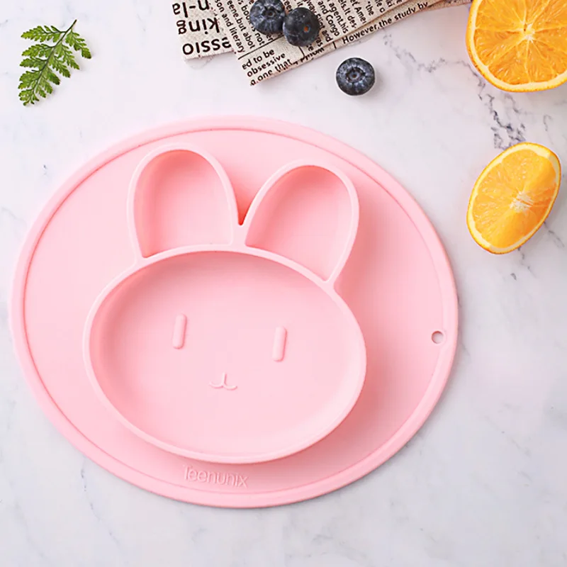 Детская тарелка силиконовая для малышей миска и чаша кормления детей посуда из