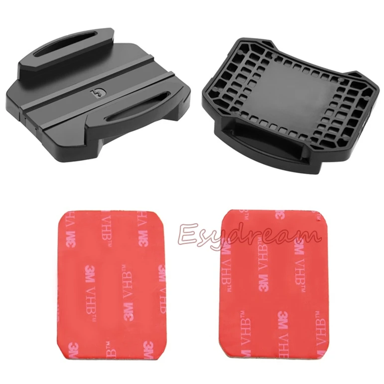 Standard Kit 2 изогнутых поверхностного монтажа+ 2 клея наклейка для sony Action HDR-AS30V HDR-AS100V HDR AS20 AS300R AS200V AS100V Замена VCT-AM1 - Цвет: Standard Kit