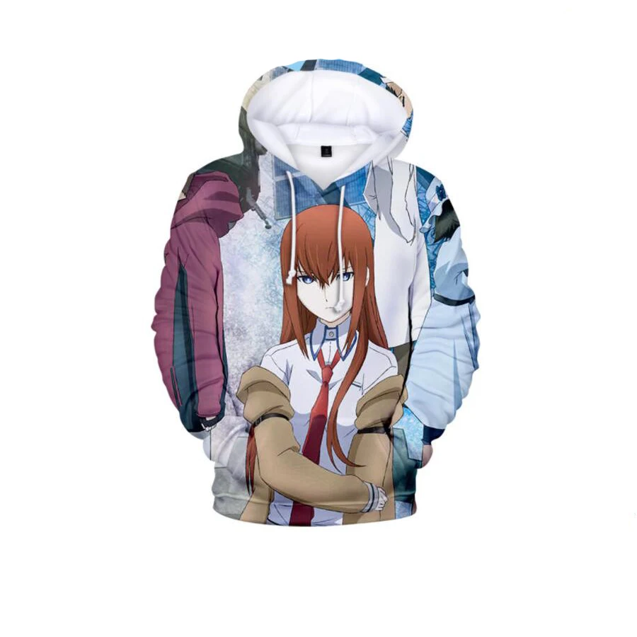 Костюм для косплея из японского аниме ворота худи Makise Kurisu Okabe Rintarou Шиина маюри