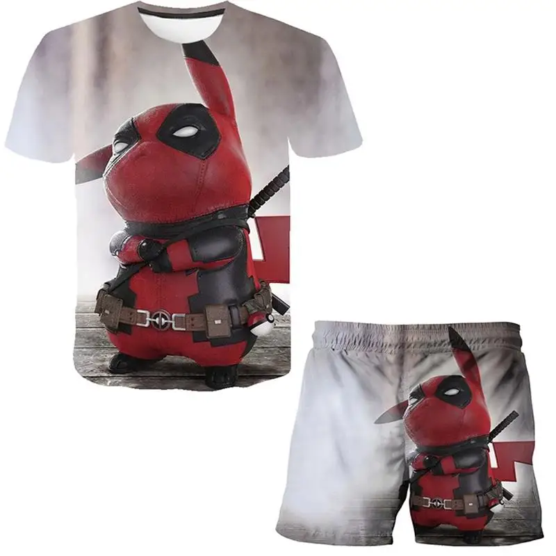 

Summer Children 3D Printed Suit Toddler Girls Suit + Shorts 2 Piece Sportsuit Baby Children Suit Boy Clothing T-Shirt