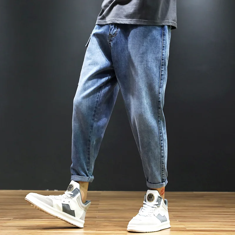 

Summer new cowboy campaign tooling shorts male easy straight five minutes of pants pants in hip-hop popular logo han edition