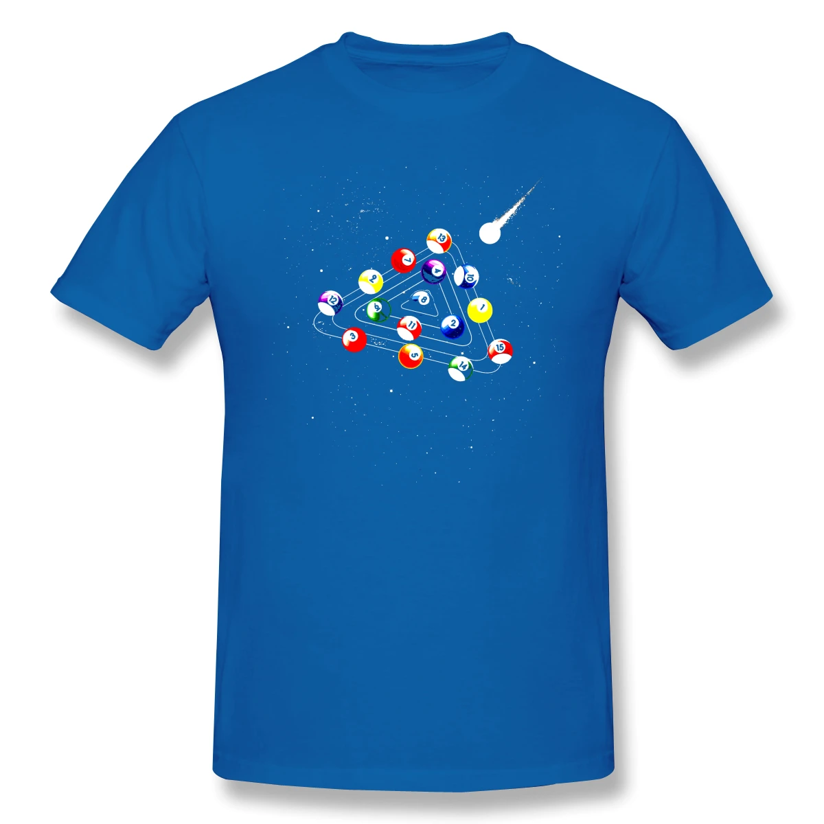 

The Big BangAnime Clothes Design Billiard Cotton Men T-Shirt