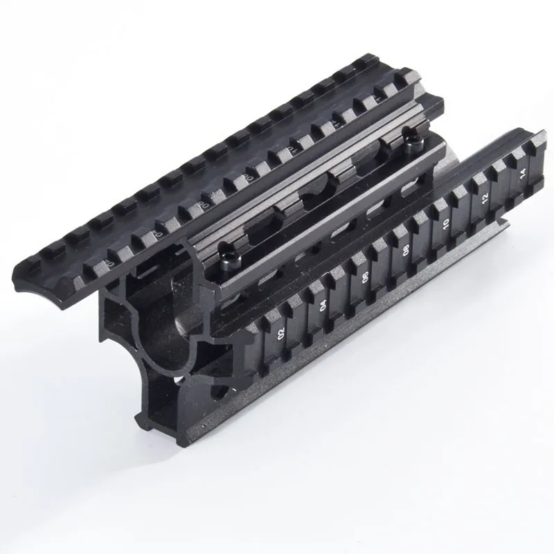 AK 47/74 Тактический Quad Rails Handguard Rail с 6 чехлами для охоты и стрельбы Тактический RIS Quad Rail AMD-65 Quad Rail system