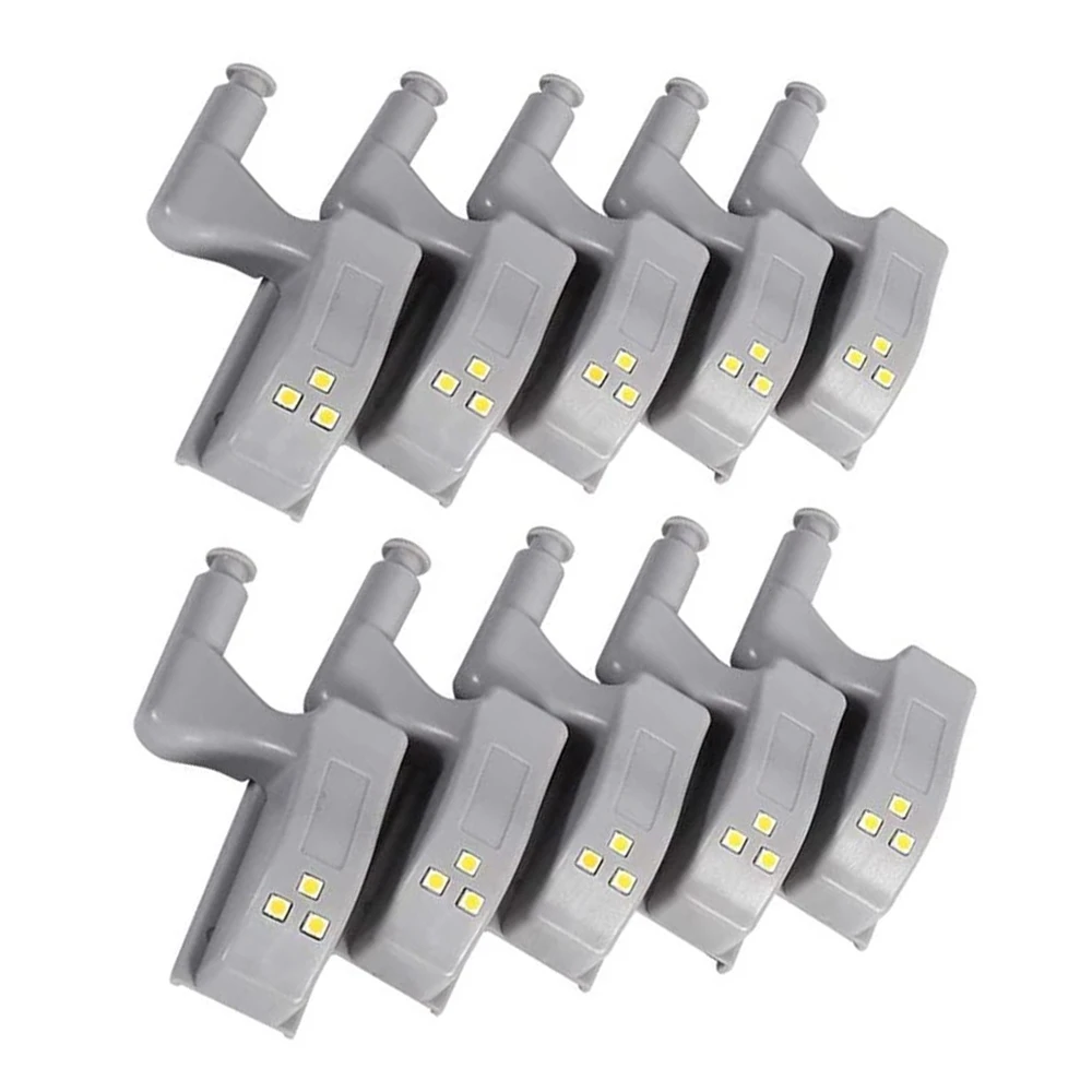 

10/20Pcs Cabinet Hinge Light Inner Hinge LED Sensor Light Lamp for Kitchen Bedroom Living Room Wardrobe Closet Night Light