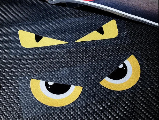 1 пара виниловые наклейки на шлем мотоцикла|Наклейки автомобиль| |