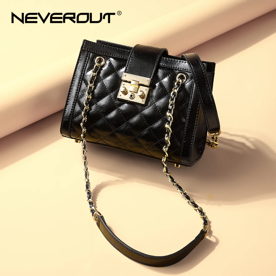 Сумка через плечо NEVEROUT Женская маленькая из спилка черная 2019|Сумки с ручками| |