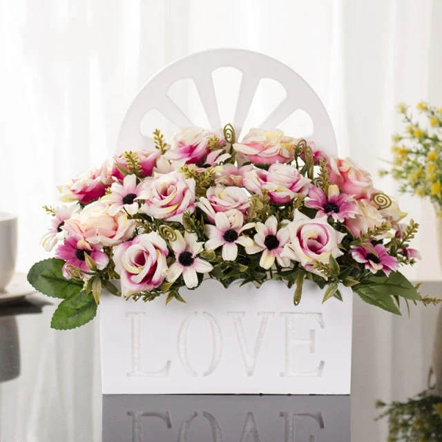 Скандинавский искусственный цветочный набор настенная подвесная ваза