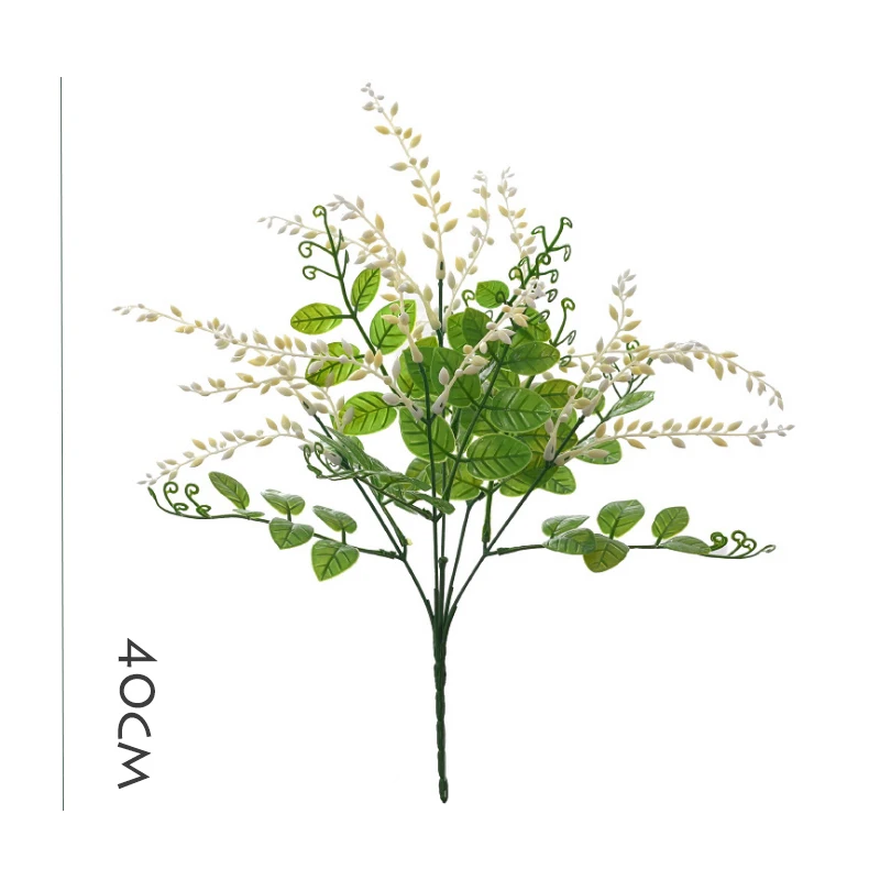 

New Shrubs Artificial Decorative Artificial Ferns Plants Simulation Fern Plant Plastic Flower Wall Material Accessories