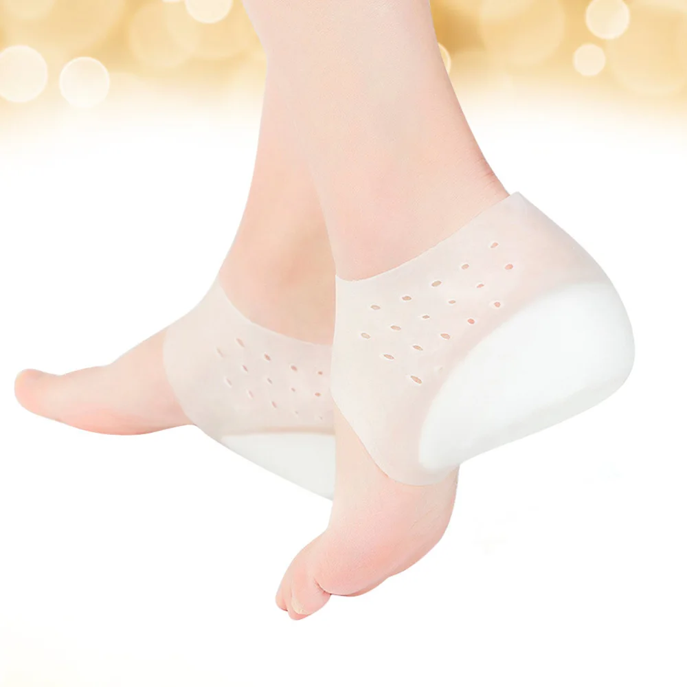 

Inside Heighten Insoles Silicone Heel Pads Cover Silicone Shoes Pads Invisible Heighten Insoles (2cm)