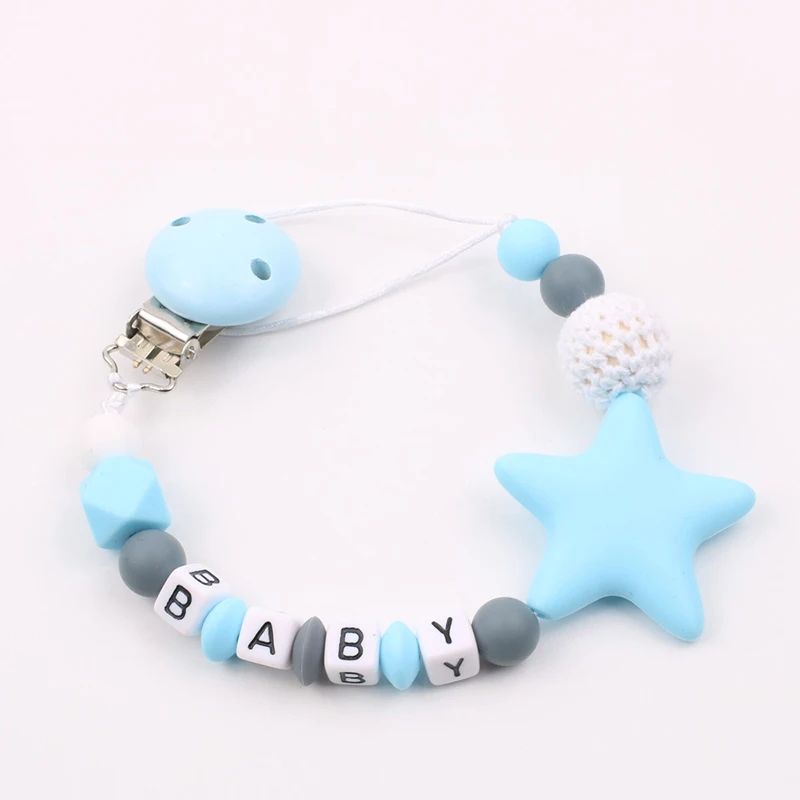 Держатель для соски пустышки Детская цепочка Силиконовые Прорезыватели