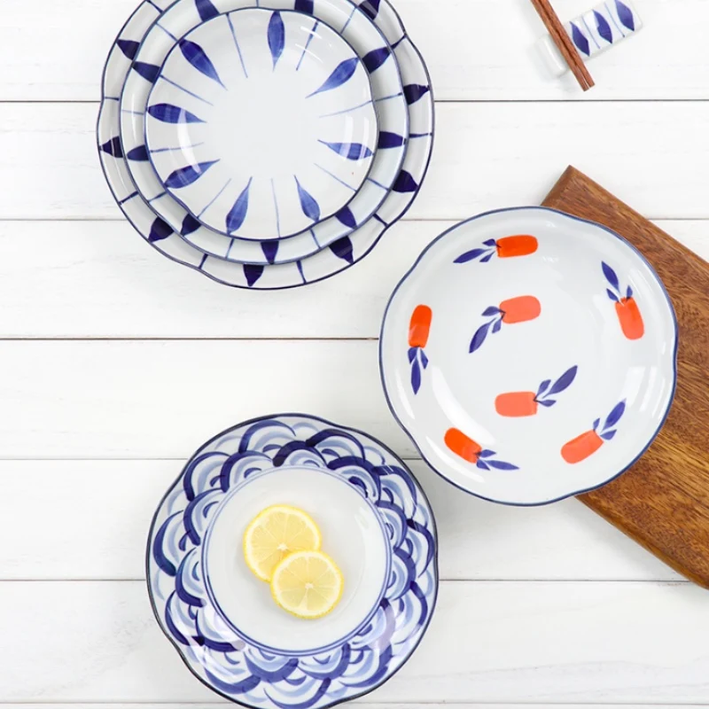 Тарелка для салата обеденная тарелка завтрак скандинавские тарелки стейков