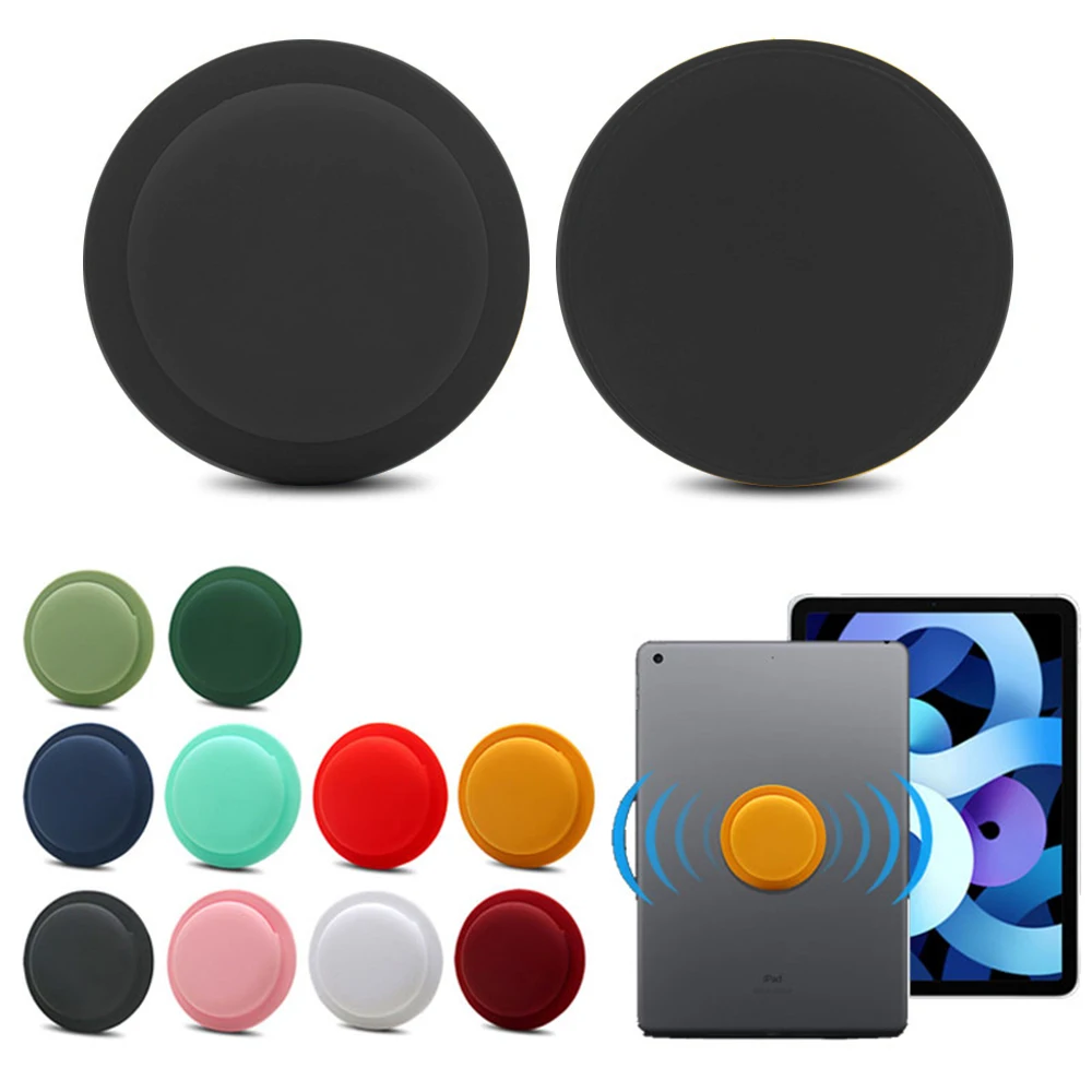 

Silicone Protective Sleeve Case for Airtag Tracker Anti-lost Back Adhesive Soft Cover Protector Accessories For Apple Airtags