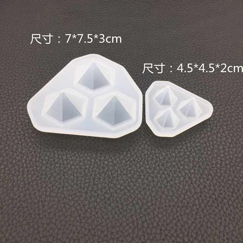 Цементная формочка для силиконовой подвески бетонное ожерелье формы алмазные