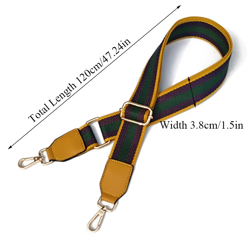 Сумка мессенджер 120 см в полоску нейлоновая сумка через плечо широкий ремень