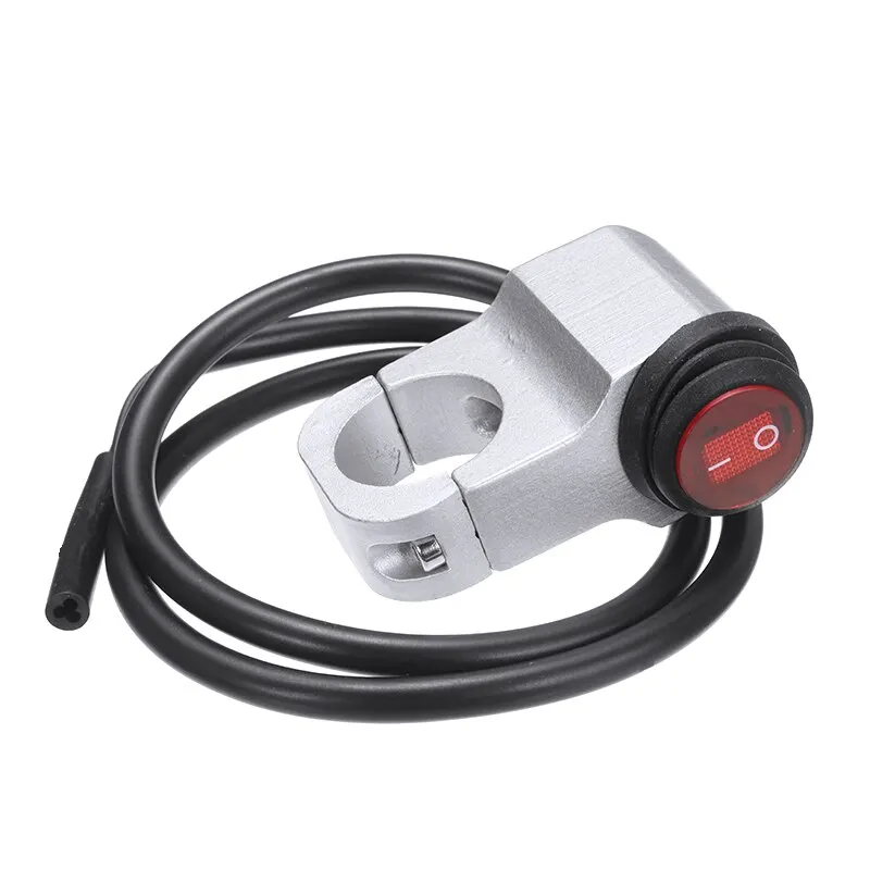 

1pcs 12V 16A 120W Motorcycle Light Switch Waterproof Handlebar 22mm On Off Switches Headlight Fog Spot Light