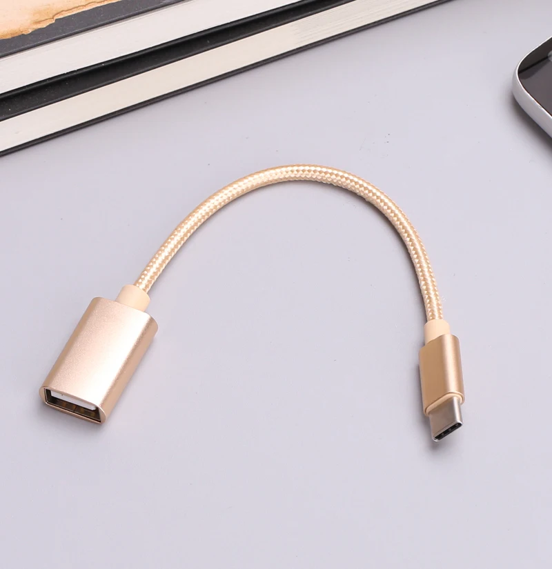 Кабель адаптер с разъемом типа C USB OTG для Huawei P40 Oppo Vivo Tablet PC Samsung Galaxy S20 S10 S9 Plus