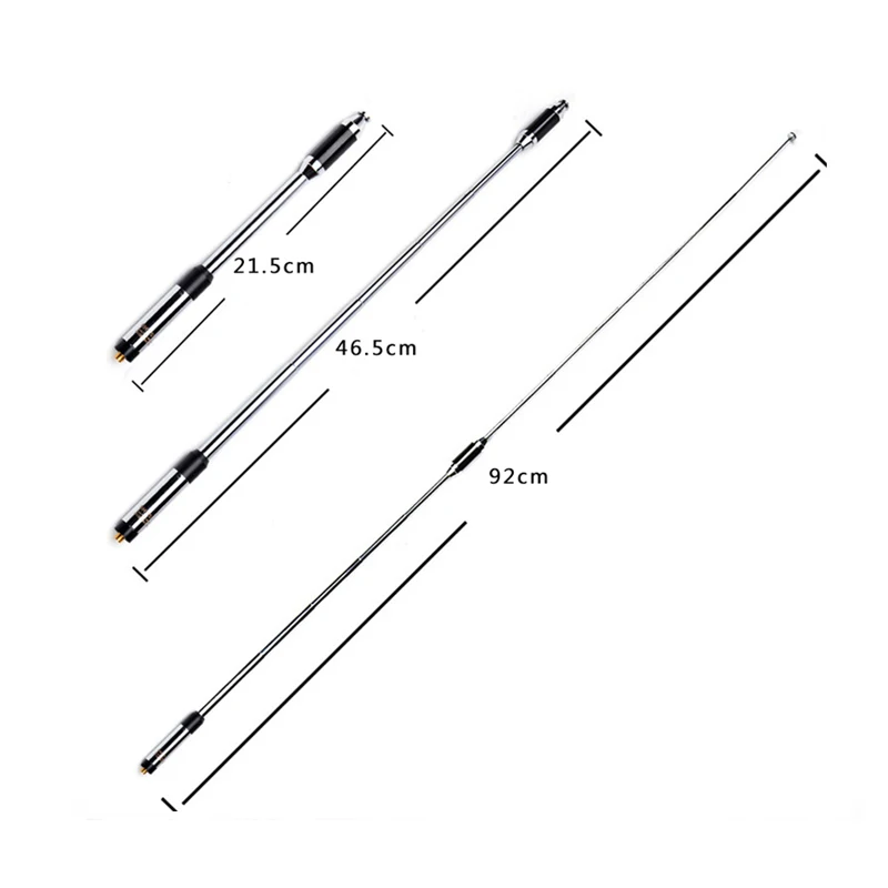 RH-770 Dual Band 144/430MHz High Gain SMA-Female Telescopic Antenna For BAOFENG UV-5R UV-82 BF-888S WALKIE TALKIE RH770
