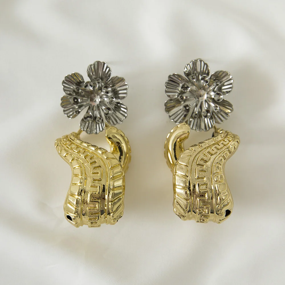 Серьги для женщин золотые ювелирные изделия Длинные серьги свадебный подарок